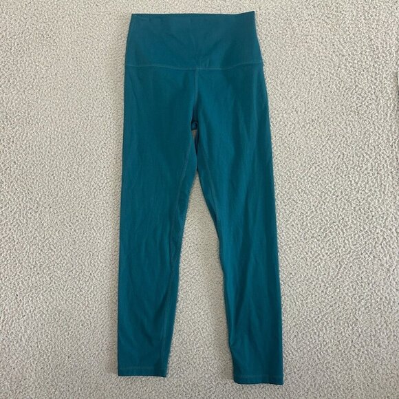 IAB MFG Leggings I am Becoming Activewear Teal Blue - Picture 1 of 16